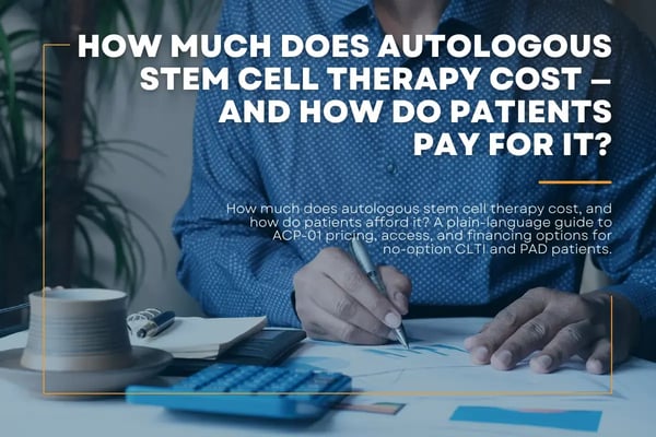 How Much Does Autologous Stem Cell Therapy Cost — And How Do Patients Pay for It
