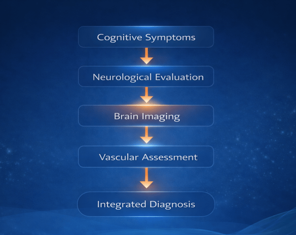 Vascular Dementia diagnosis flow chart