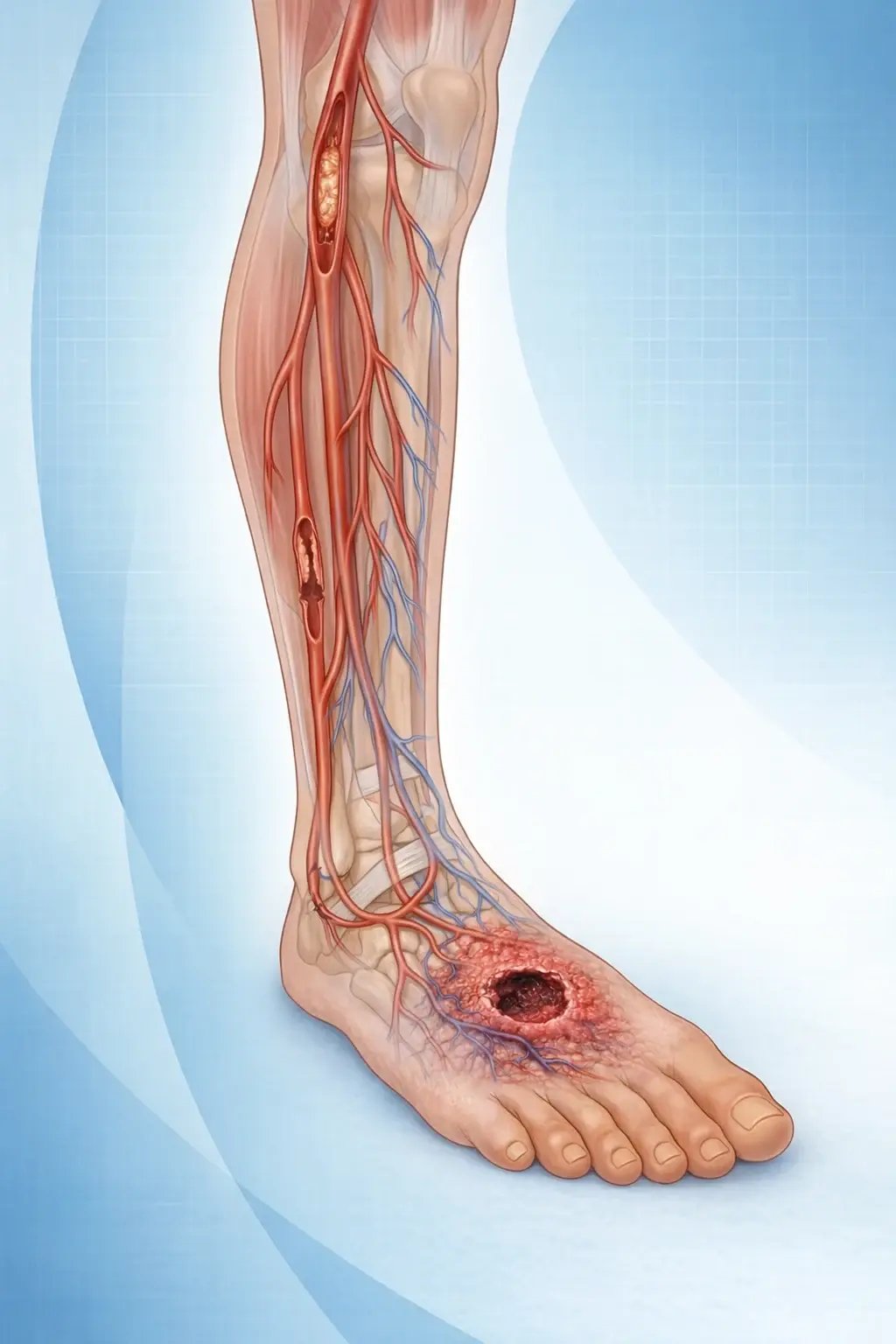 Wound care illustration